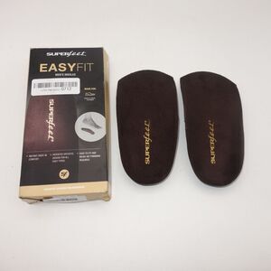 NEW SuperFeet Shoe Insole Easyfit Orthotic Arch Support Men's Size F 11.5-13
